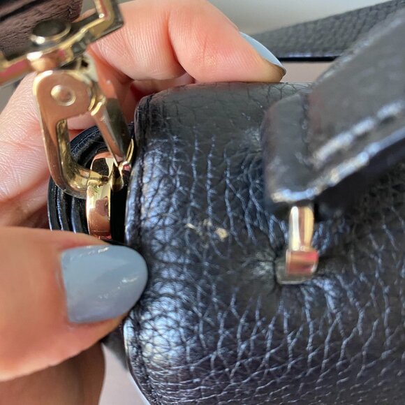 KATE SPADE Alexya Mini Black Pebbled Leather Crossbody Bag - Picture 3 of 14